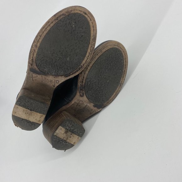 P. Monjo | Black Blur Wrap Moto Boots - Picture 5 of 8